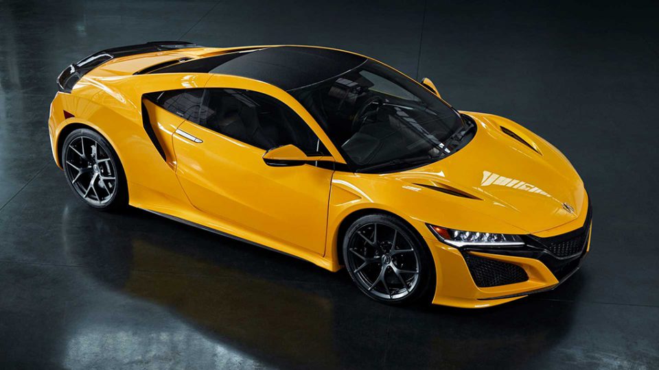 2020 Acura NSX เปิดตัวสีใหม่ Indy Yellow Pearl สีเหลืองสุด