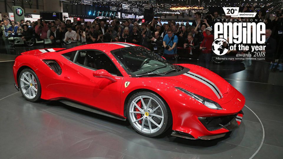 Ferrari V8 3.9 ลิตร คว้ารางวัลเครื่องยนต์ยอดเยี่ยมแห่งปี "International Engine Of The Year Award 2018"
