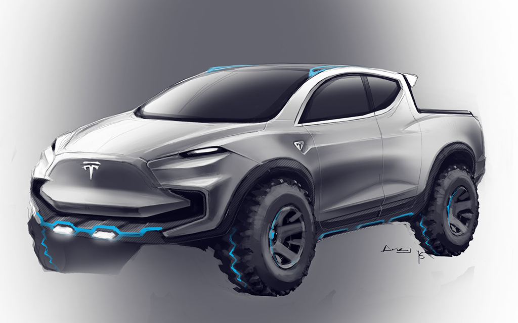 Elon Musk แย้มรถกระบะพลังงานไฟฟ้าของ Tesla อาจเปิดตัวปีหน้า