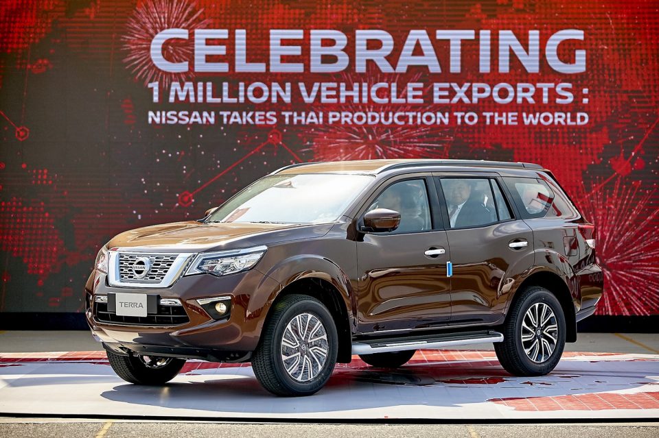 Nissan ฉลองความสำเร็จในการส่งออกรถยนต์ “Nissan Terra” ครบ 1 ล้านคัน