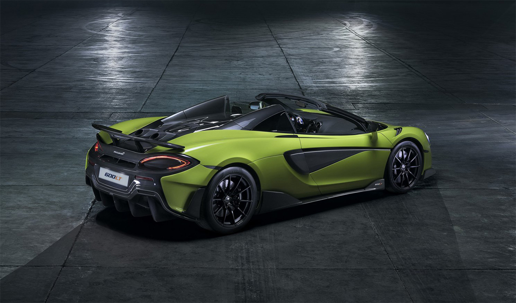 McLaren 600LT Spider สปอร์ตเปิดประทุนน้องใหม่ตระกูล Longtail แรงจัด 600 ม้า