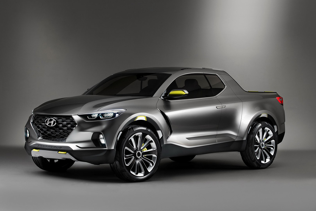 รถกระบะ Hyundai Santa Cruz เวอร์ชั่นผลิตจริง จะมีดีไซน์แตกต่างจากรถต้นแบบ!?