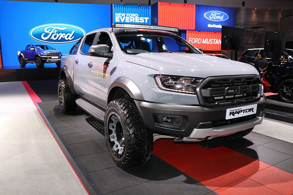 ชมคันจริง Ford Ranger Raptor เสริมหล่อด้วยชุดแต่งจาก Hamer ในงาน Motor Show 2019