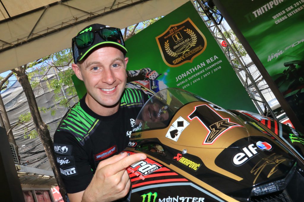 Kawasaki จัดใหญ่!! พา "Jonathan Rea" แชมป์โลก 4 สมัย พบแฟนๆ พร้อมร่วมเชียร์นักแข่งไทยใน ARRC 2019