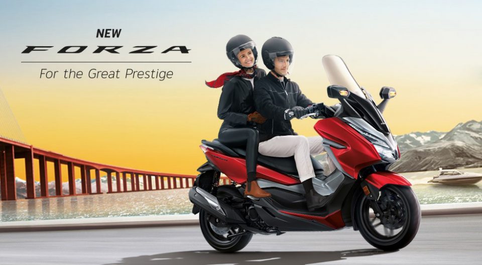New Honda Forza เปิดตัวพร้อม 4 สีใหม่ ในราคาแนะนำ 169,000 บาท