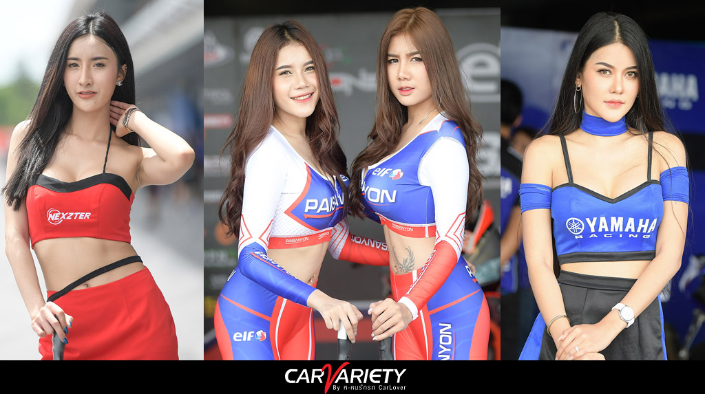 เก็บตก!! ภาพพริตตี้สาวสวยส่งตรงจากงาน Ptt Bric Superbike Championship 2019 สนาม 2