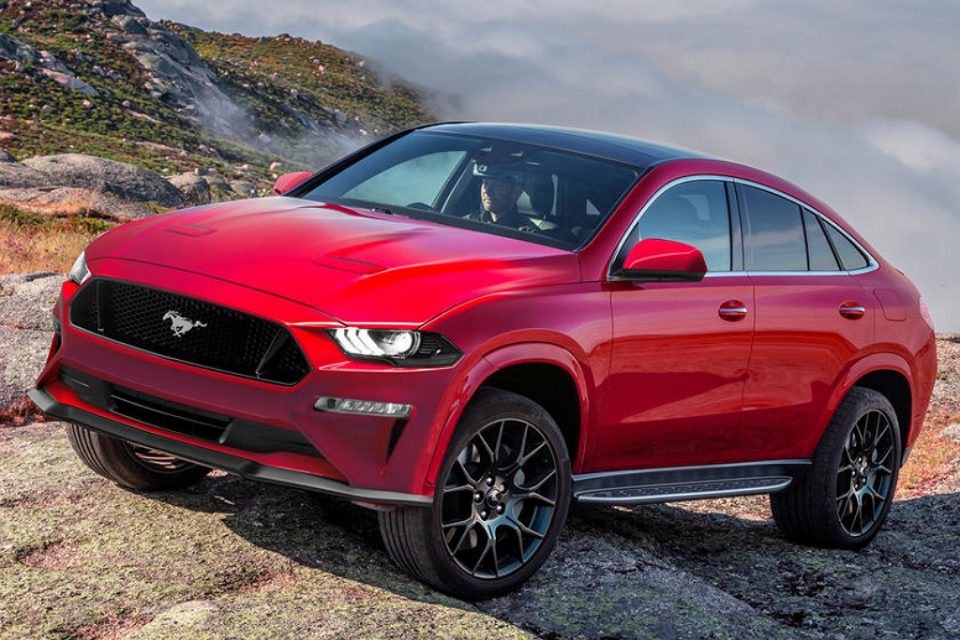 Mustang Crossover อาจมีรูปร่างสวยกว่าที่เห็นบนภาพเรนเดอร์