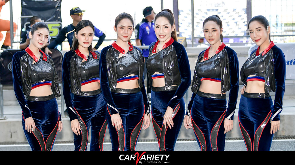 เก็บตก!! "ภาพพริตตี้สาวสวย" ส่งตรงจากพิทวอล์ค ในงาน PTT BRIC Superbike 2019