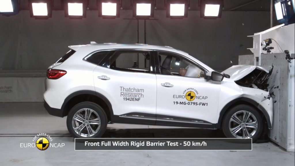 NEW MG HS และ NEW MG ZS EV คว้ารางวัลรถยนต์ยอดเยี่ยมด้านความปลอดภัย 5 ดาว จาก Euro NCAP
