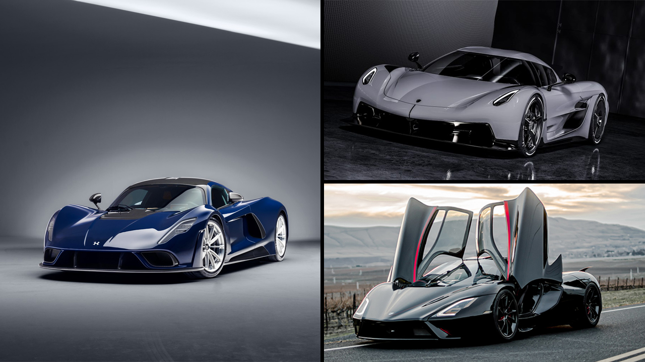 ส่งท้ายปีกับ 3 ไฮเปอร์คาร์ 500+ กม.ต่อชม. ตัวเต็งรถโปรดักชั่นที่เร็วที่สุดในโลกคันใหม่