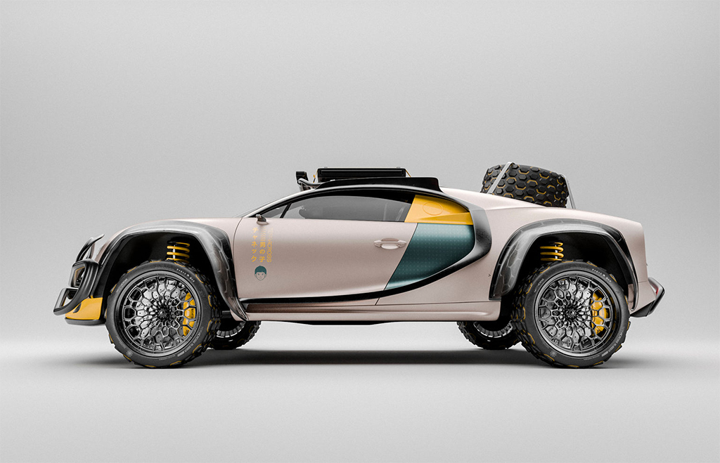 Bugatti Chiron ออฟโรด