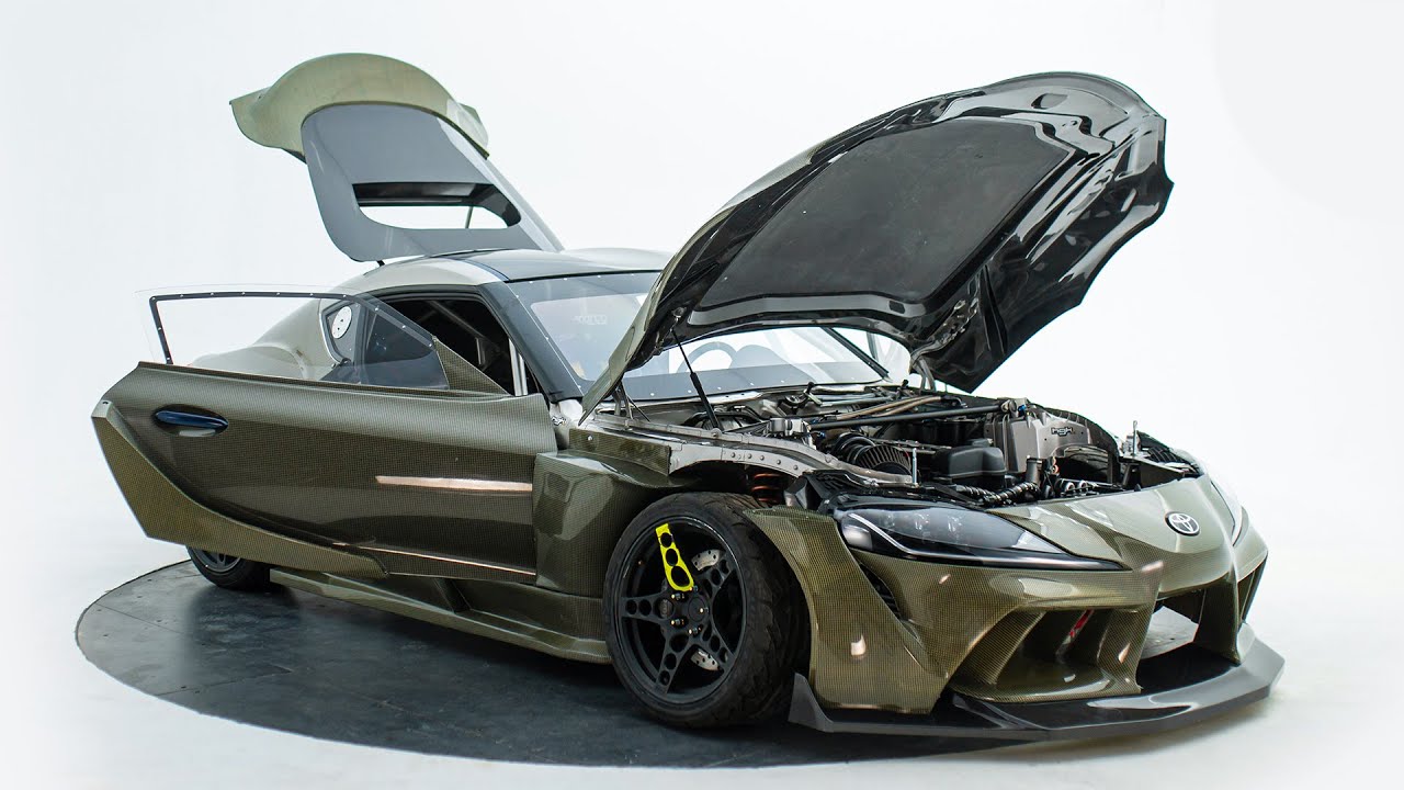 Toyota GR Supra เวอร์ชั่นดริฟท์คาร์ ยัดเครื่องยนต์ 2JZ