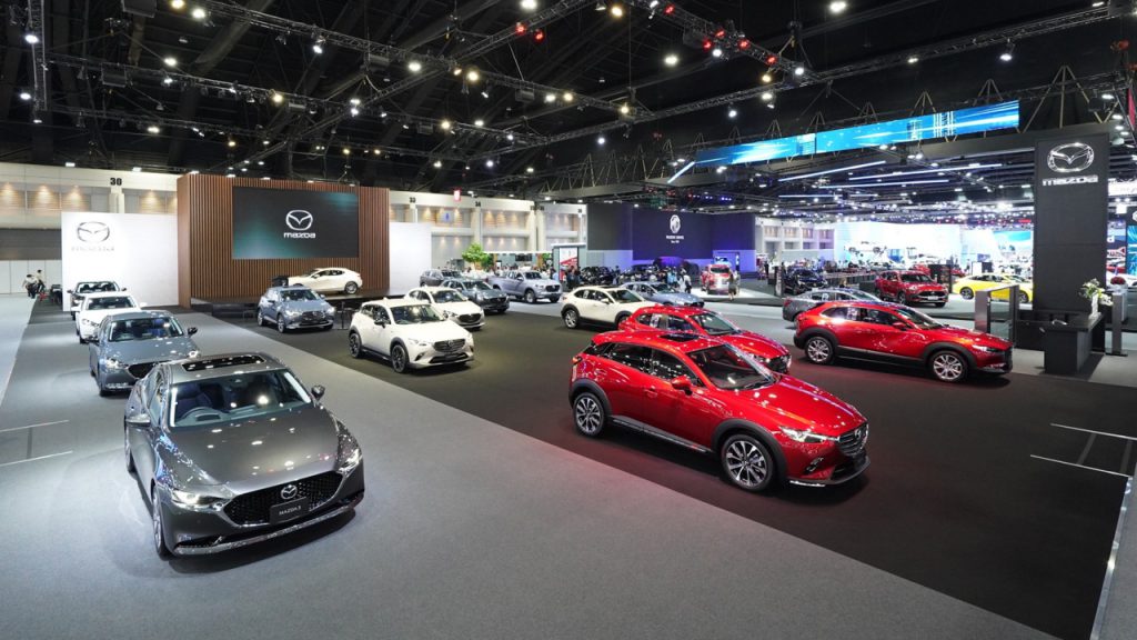 Mazda in Motorshow 2022 ยอดขายเดือน มีนาคม