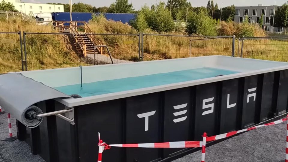 Tesla Swimming Pool