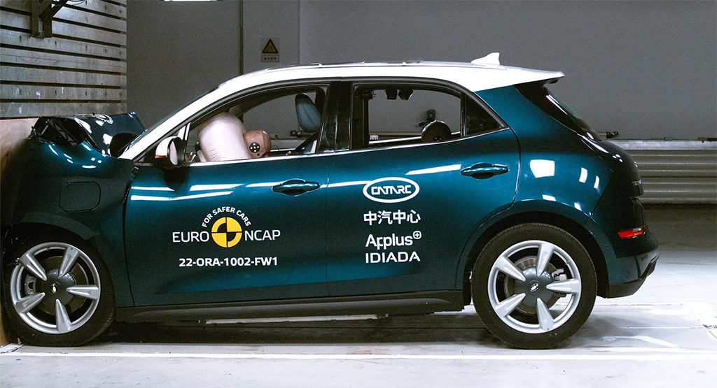 ORA Funky Cat / Good Cat ได้รับคะแนนความปลอดภัยสูงสุดระดับ 5 ดาว จาก Euro NCAP