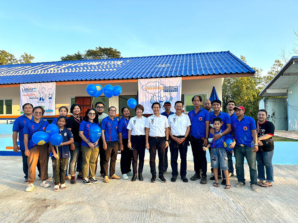 ลามิน่าส่งมอบอาคารสานฝัน#21 ปีที่ 22