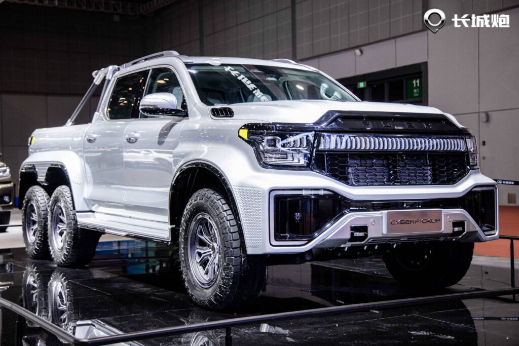 GWM Cannon CyberP!ckup กระบะ 6 ล้อปลั๊กอินไฮบริด เผยโฉมแล้วในจีน