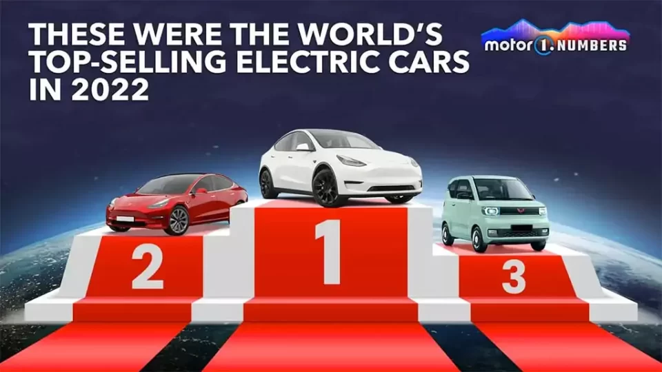10 อันดับรถยนต์ไฟฟ้าที่มียอดขายสูงสุดในโลกประจำปี 2022
