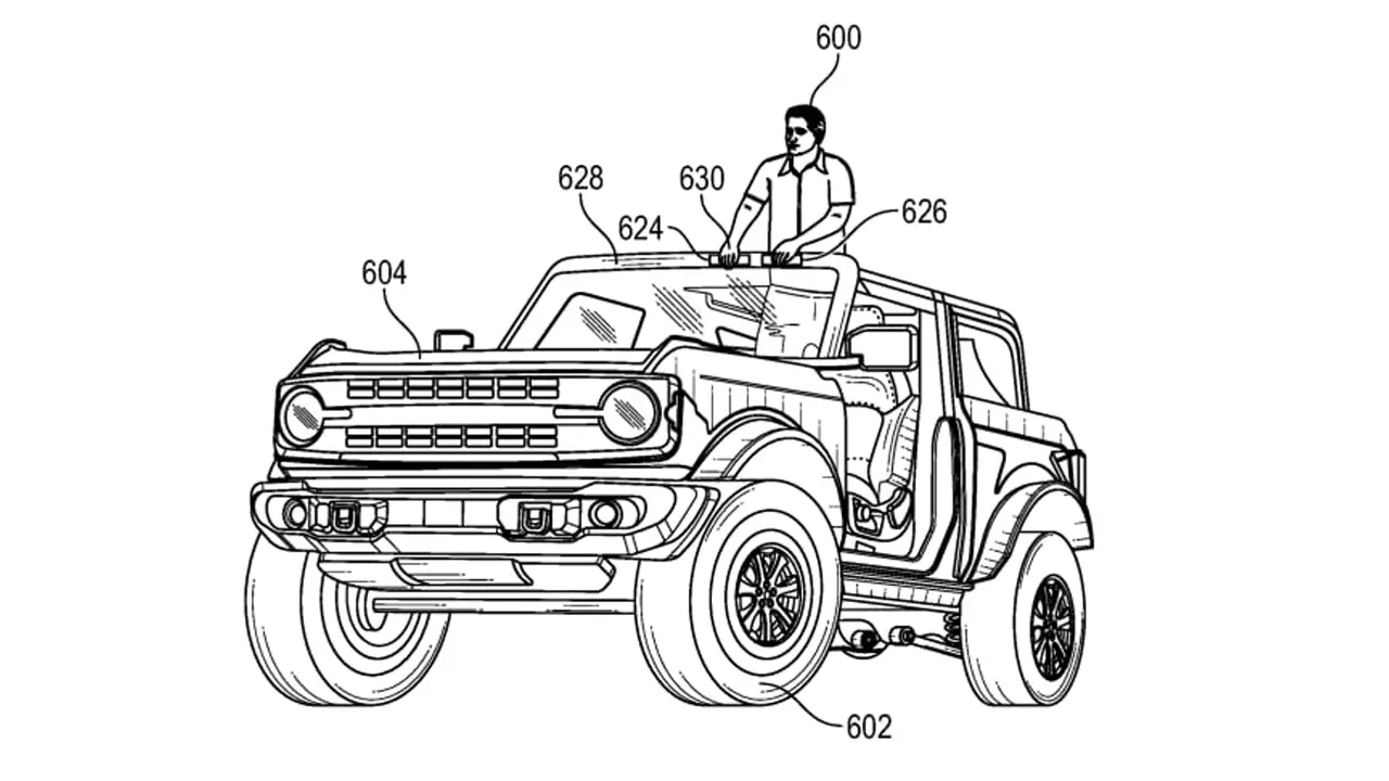 Ford ยื่นจดสิทธิบัตรสิ่งที่จะช่วยให้เจ้าของ Ford Bronco ยืนขับรถได้