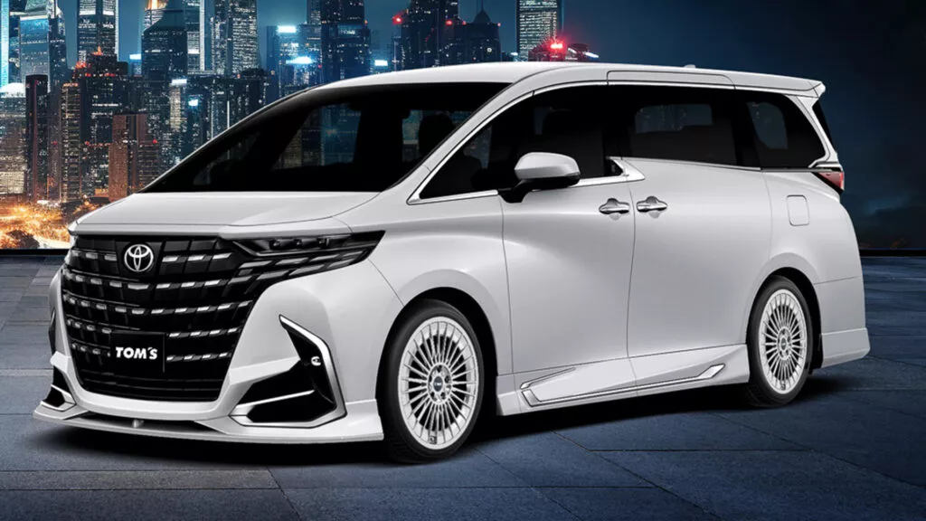 Toyota Alphard ใหม่ หล่อหรูดูดีในชุดแต่งรอบคันจาก Tom's Racing