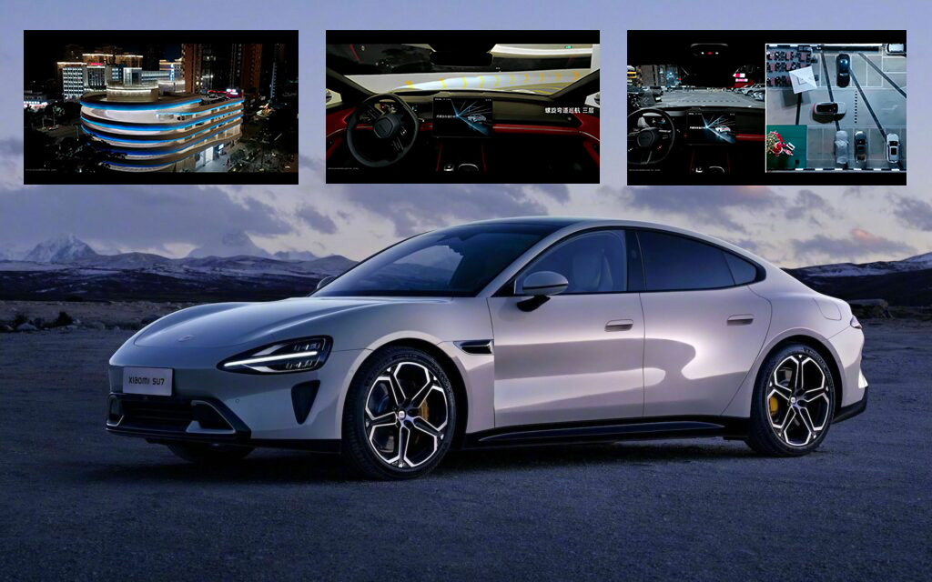 Xiaomi SU7 โชว์ระบบจอดรถอัตโนมัติ