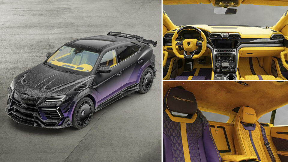 Lamborghini Urus จากสำนัก Mansory คันนี้ทำให้แฟนๆ ทีม LA Lakers ตาโต!