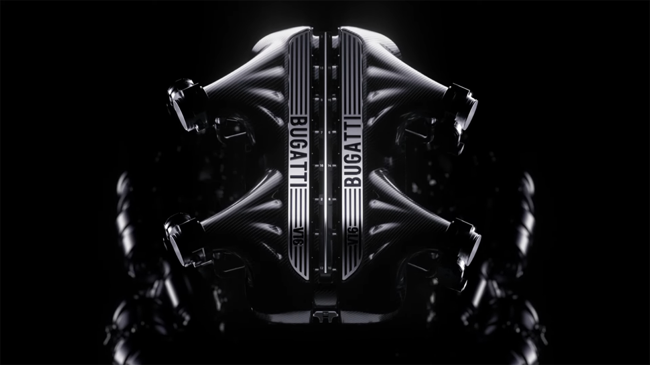 Bugatti อวดเครื่องยนต์ไฮบริด V16 ใหม่ที่จะมาแทน W16 พร้อมโชว์เสียงคำรามสุดเร้าใจ